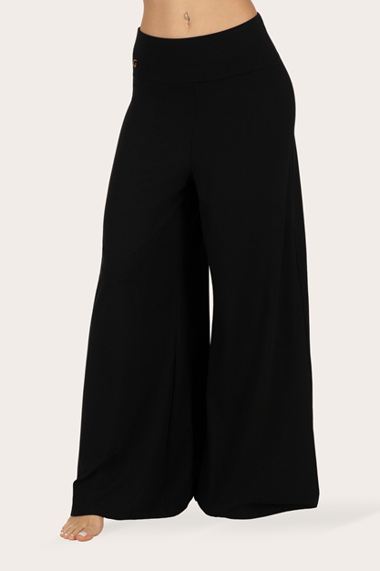 Yogabyxor Nyx Wide Pants, Onyx Black - Urban Goddess