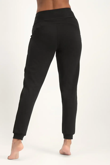 Yogabyxor Ojas Yoga Bamboo Summer Pants, Onyx Black - Urban Goddess