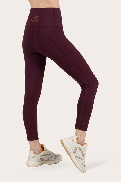 Yogabyxor Surya 7/8 Leggings, Fig - Urban Goddess