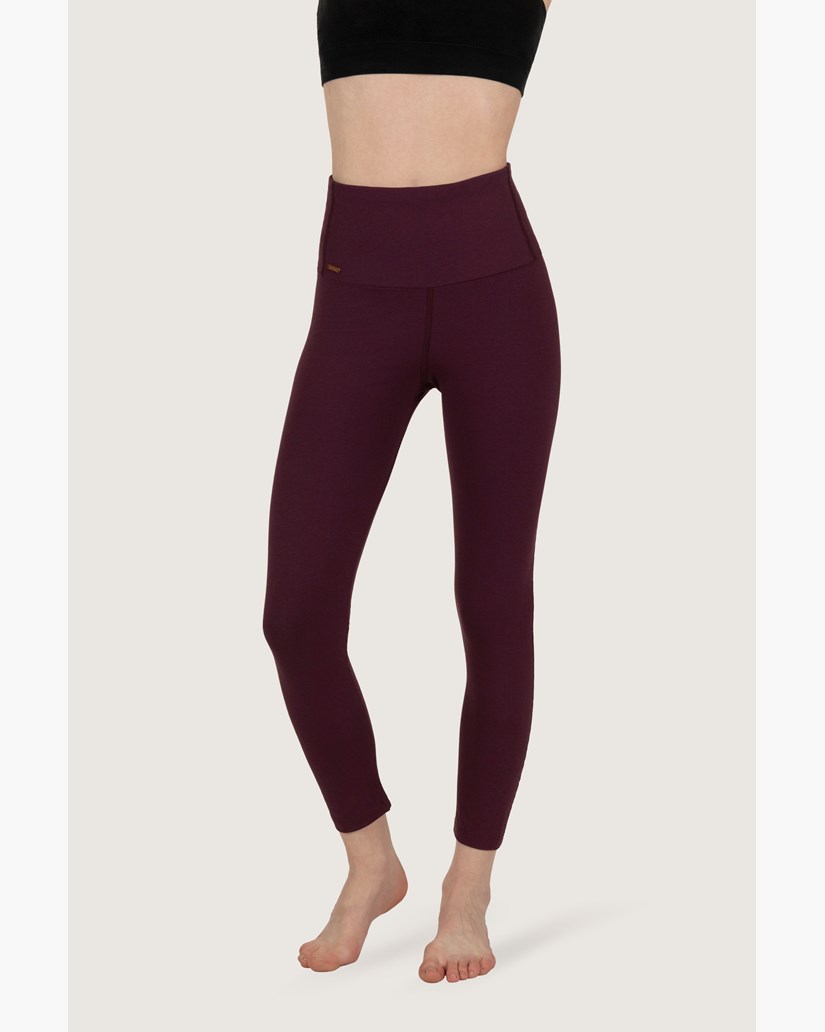 Yogabyxor Surya 7/8 Leggings, Fig - Urban Goddess