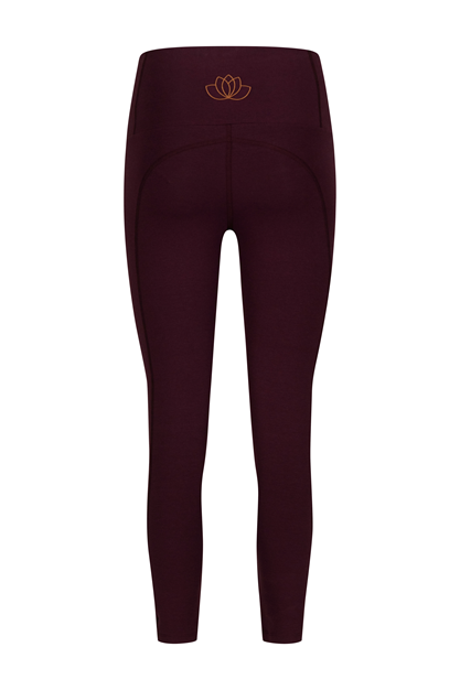 Yogabyxor Surya 7/8 Leggings, Fig - Urban Goddess