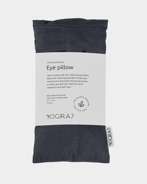 Ögonkudde Hemp Eye pillow, Graphite Grey - Yogiraj