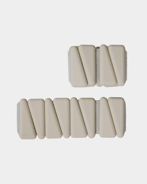 Ankle-/wrist weights kit, 0,45 kg, Natural - Yogiraj