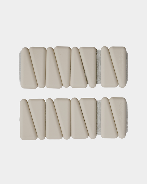 Ankle-/wrist weights kit, 0,45 kg, Natural - Yogiraj