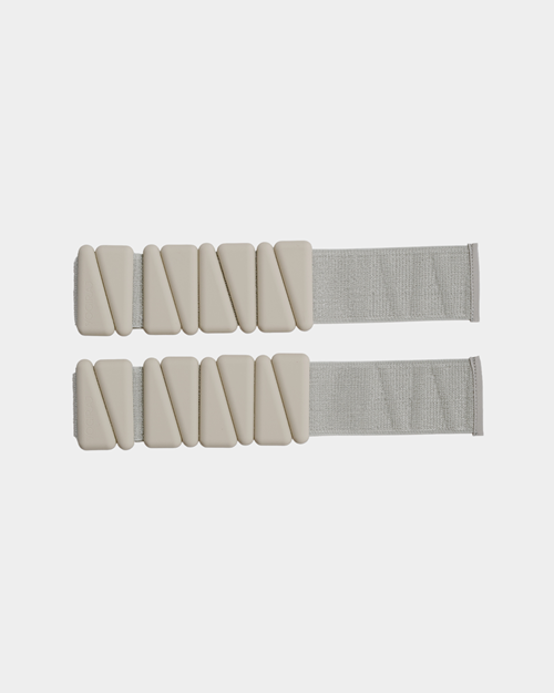 Ankle-/wrist weights kit, 0,45 kg, Natural - Yogiraj