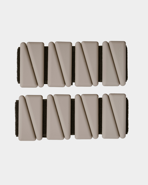 Ankle-/wrist weights kit, 0,9 kg, Hazel taupe - Yogiraj