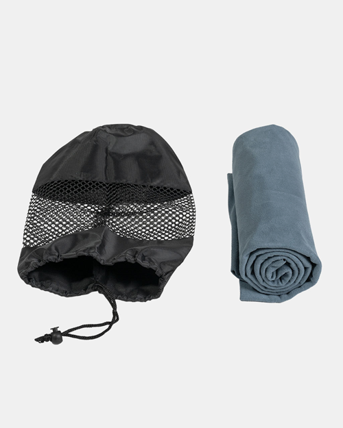 Yoga Mat Towel Practice towel, Storm blue - Yogiraj