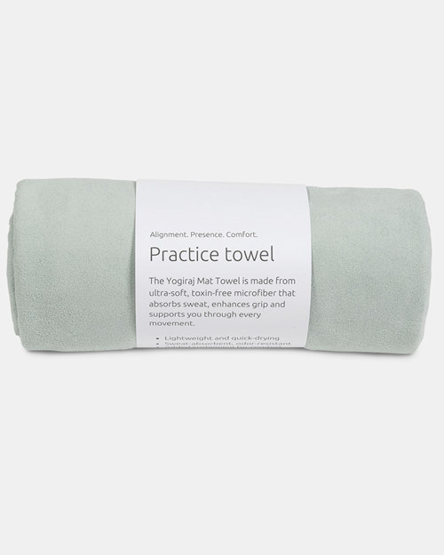 Yoga Mat Towel Yoga Practice towel, Sage green - Yogiraj