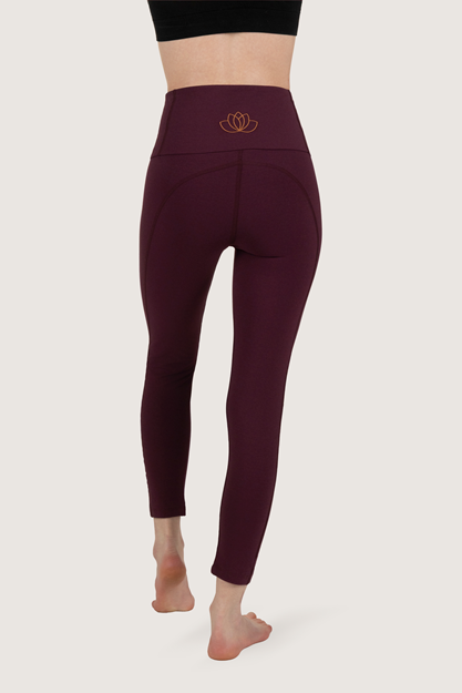 Yogabyxor Surya 7/8 Leggings, Fig - Urban Goddess