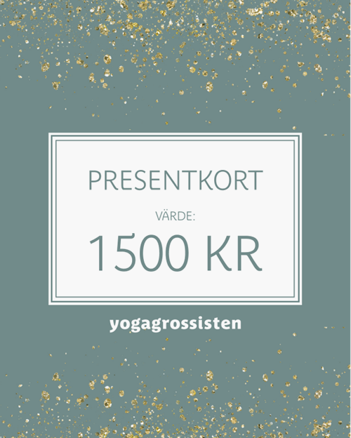 Presentkort Yogagrossisten 1 500 kr