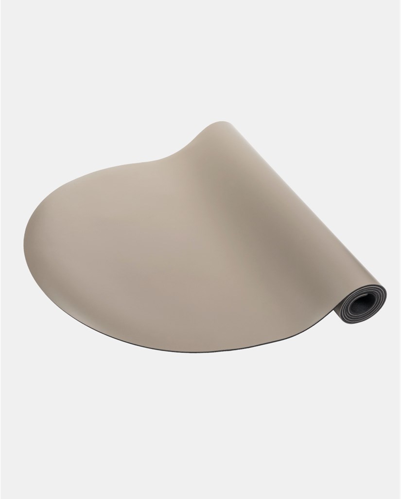 Yoga mat Grip mat Flow half moon 5 mm, Hazel taupe - Yogiraj