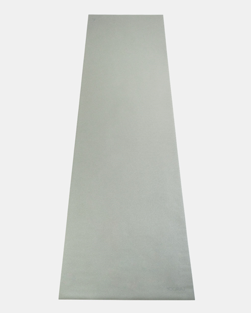 Yoga mat Natural practice travel mat long, Misty greige - Yogiraj