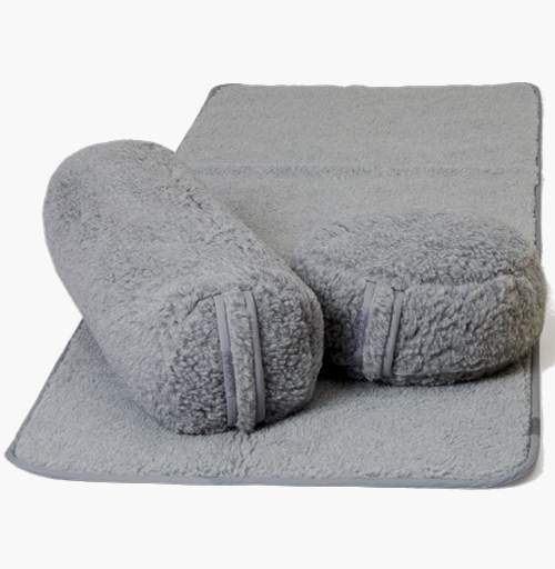 Soft Wool Kit - extra bred, Silver grey - Yogiraj