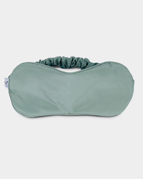 Silk eye mask lavender, Moss green - Yogiraj