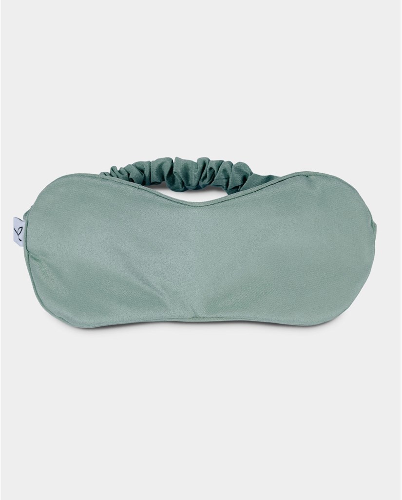 Silk eye mask, Moss green - Yogiraj