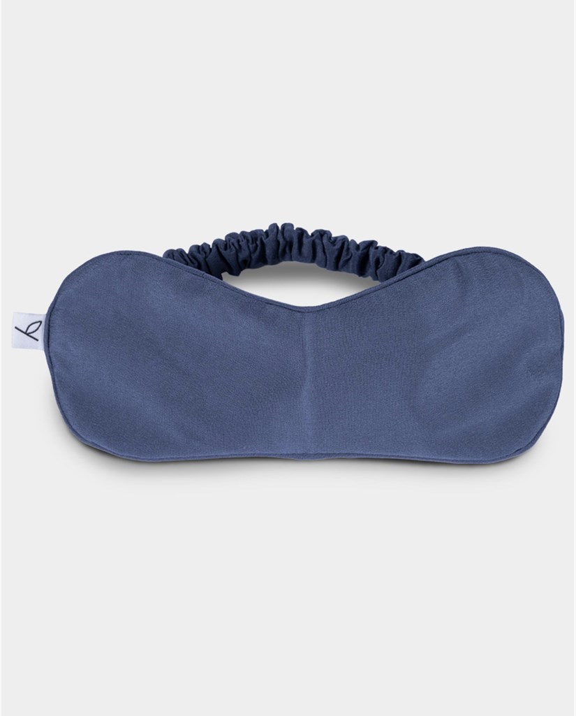 Silk eye mask, Blueberry blue - Yogiraj