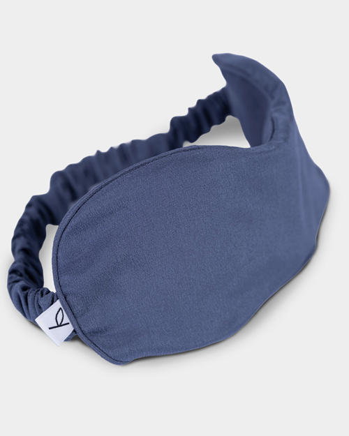 Silk eye mask, Blueberry blue - Yogiraj