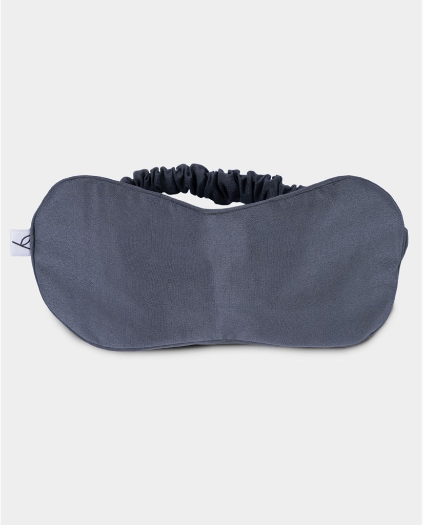 Silk eye mask, Graphite grey - Yogiraj