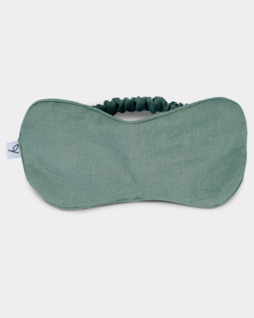 Hemp eye mask lavender, Moss green - Yogiraj