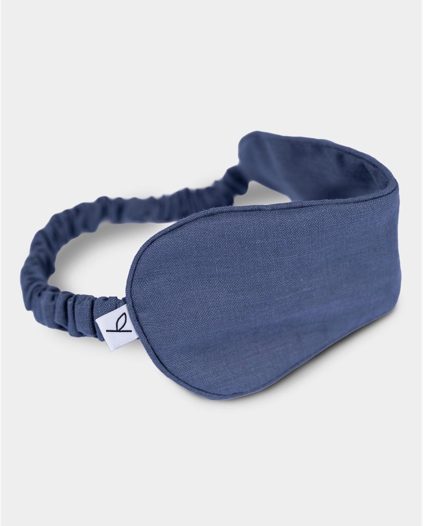Hemp eye mask lavender, Blueberry blue - Yogiraj