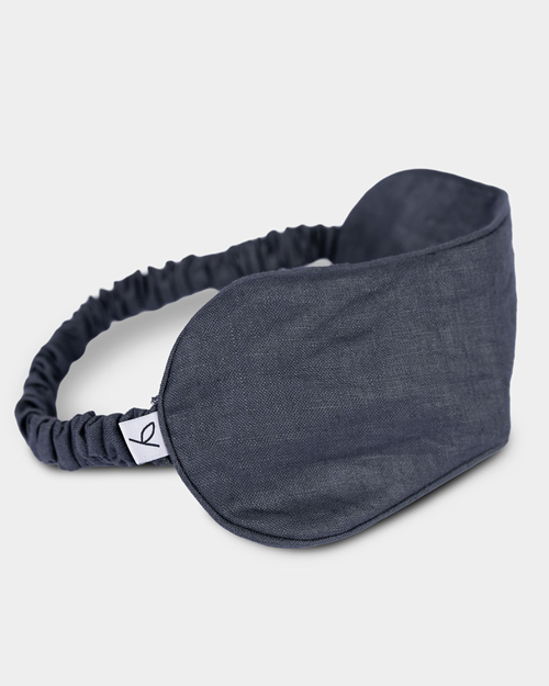 Hemp eye mask lavender, Graphite grey - Yogiraj