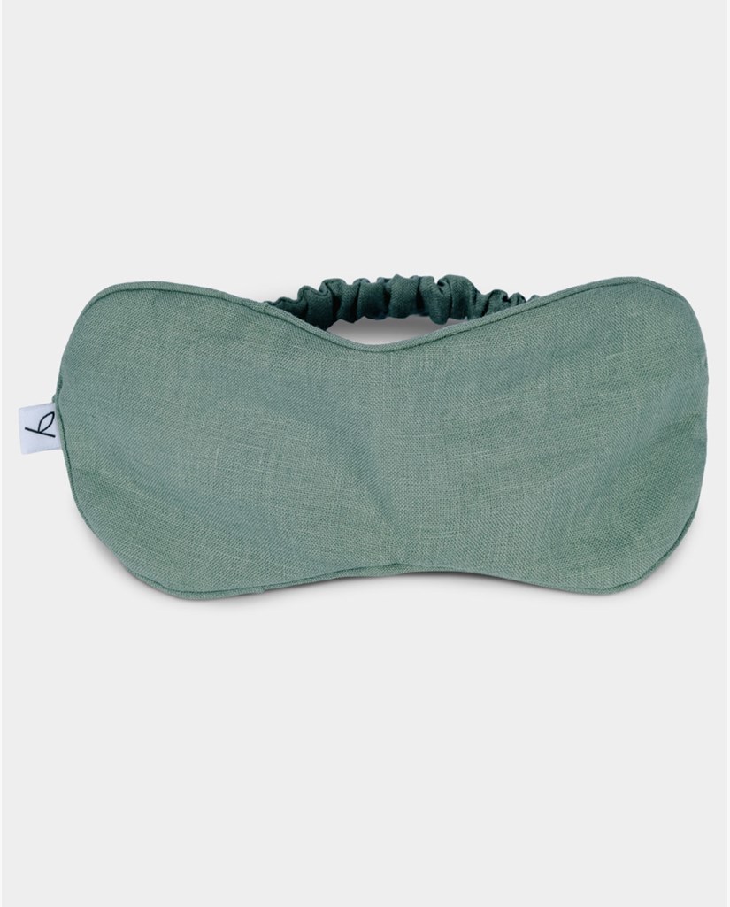 Hemp eye mask, Moss green - Yogiraj
