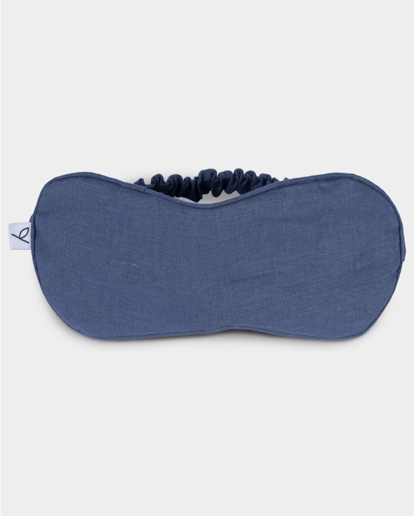 Hemp eye mask, Blueberry blue - Yogiraj