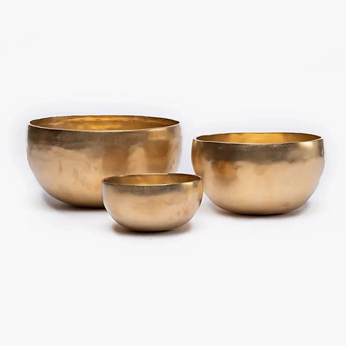 Stor Tibetansk Klangskål Nirmala ca 21 cm - Handhamrad Singing Bowl
