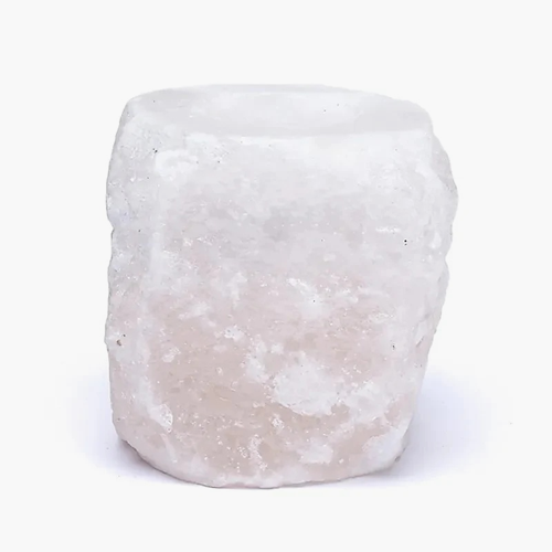 Saltljushållare i Himalayasalt - Ljushållare för Värmeljus