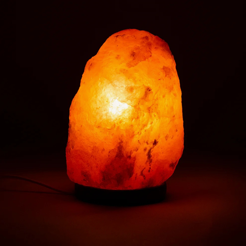 Saltlampa i Himalayasalt 2-3 kg med Sladd & Glödlampa
