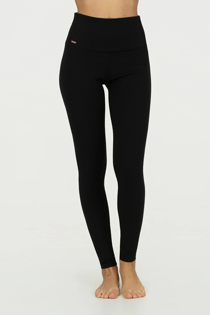 Yogabyxor Surya Dry Fit Yoga Leggings, Onyx Black - Urban Goddess