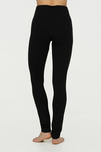 Yogabyxor Sati High Waist Yoga Leggings, Onyx Black - Urban Goddess