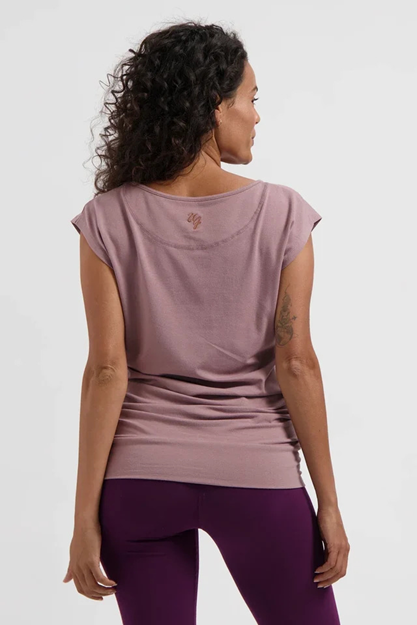 Yogatopp Asana Tee, Fireclay - Urban Goddess