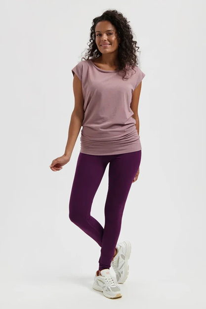 Yogatopp Asana Tee, Fireclay - Urban Goddess