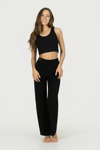 Yogabyxor Agni Yoga Pants, Onyx Black - Urban Goddess