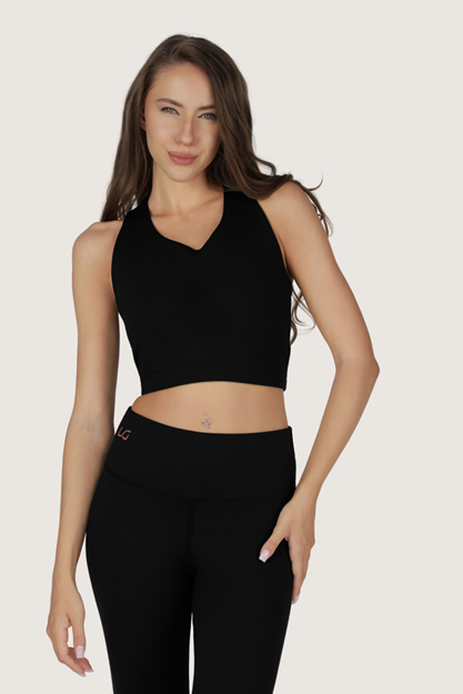 Aina Yoga Bra - Sport-BH Dam, Onyx Black | Urban Goddess