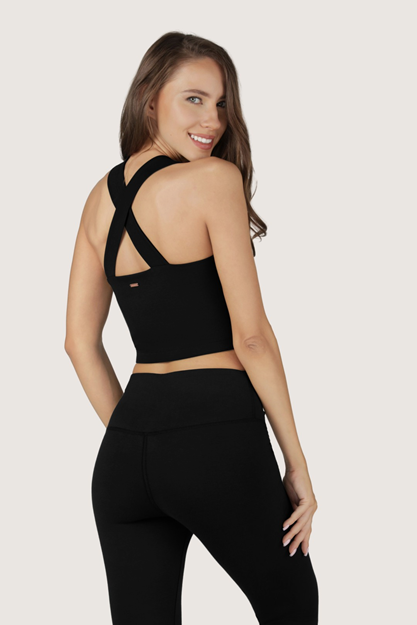 Aina Yoga Bra - Sport-BH Dam, Onyx Black | Urban Goddess