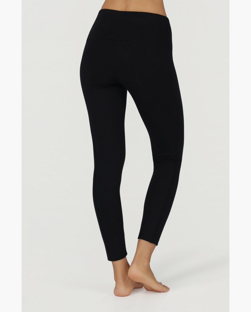 Aina 7/8 Leggings - Yogatights Dam, Onyx Black | Urban Goddess