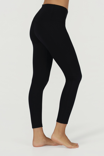 Aina 7/8 Leggings - Yogatights Dam, Onyx Black | Urban Goddess