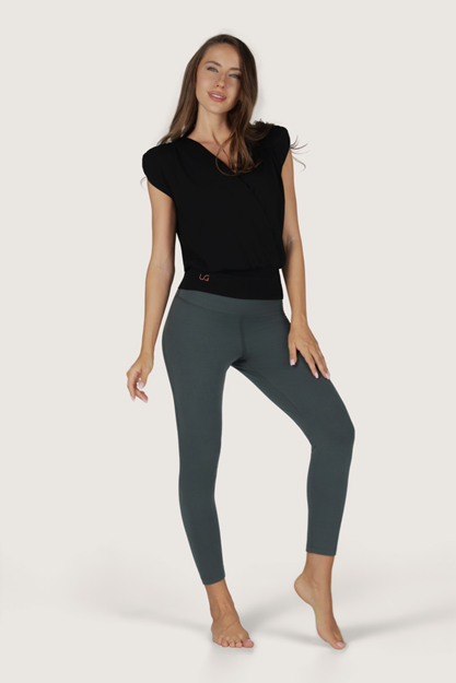 Caela Top - Yogatopp Dam, Onyx Black | Urban Goddess