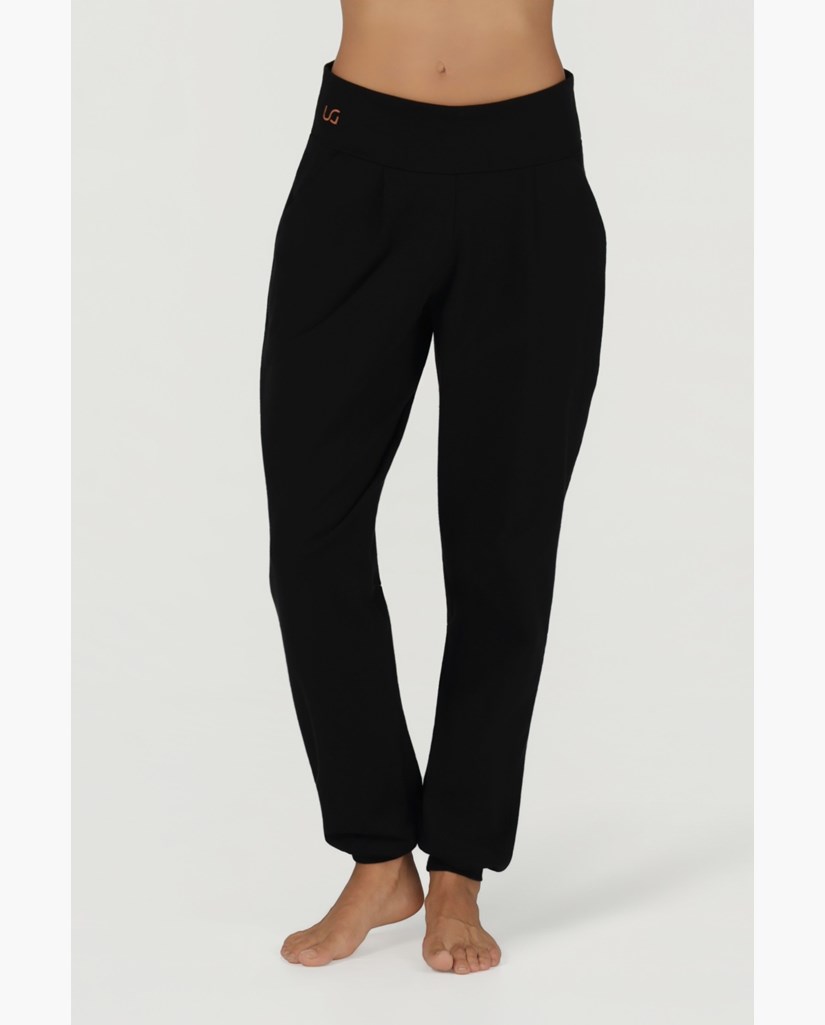 Kaya Pants - Harembyxor för Yoga Dam, Onyx Black | Urban Goddess