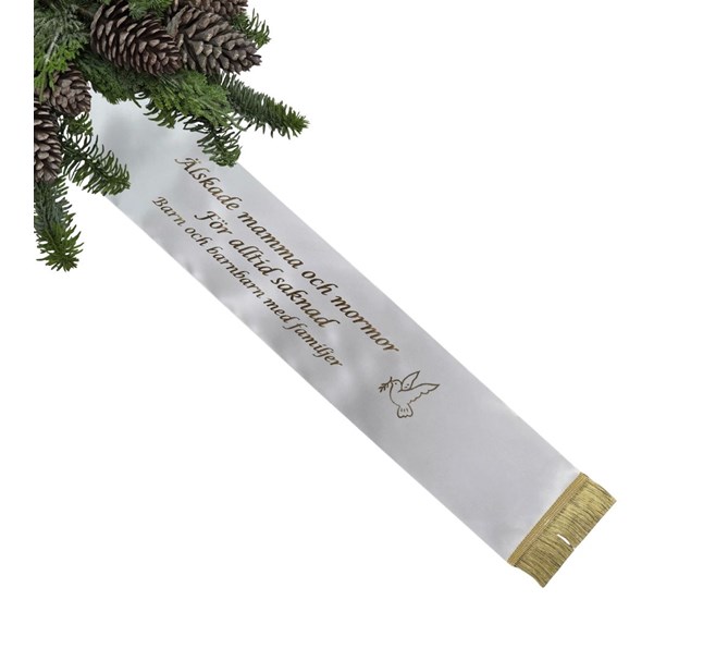 Fransar till 2st. begravningsband