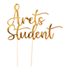 Cake topper ÅRETS STUDENT