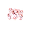 Ballong mini med rosé konfetti 10-pack