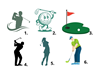 Kort till begravning Personlig Golfspelare