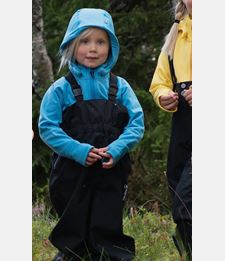 ISBJÖRN KULING Hardshell Pant Kids Black 86/92