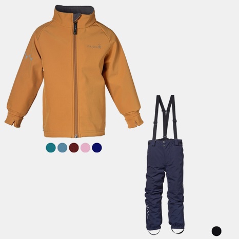 Paket: THUNDER Vindfleece & HURRICANE Skalbyxor