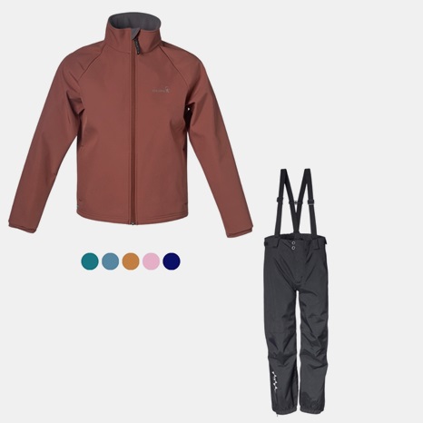 Paket: THUNDER Vindfleece & HURRICANE Skalbyxor