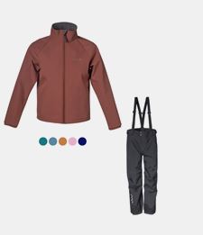Paketpreis: THUNDER Softshelljacke & HURRICANE Regenhose