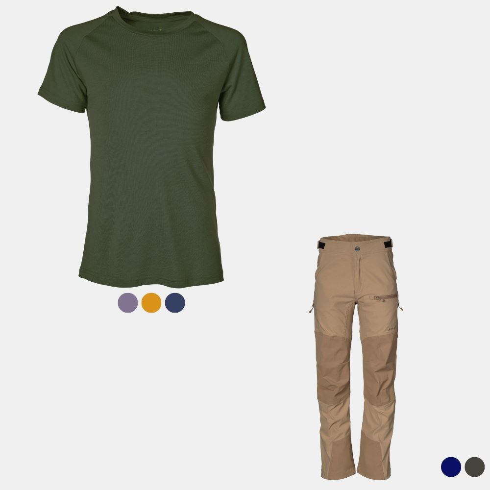 Package deal: Trapper Outdoor pants & LOGO T-shirt